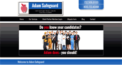 Desktop Screenshot of adamsafeguard.com